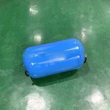 Colorful Inflatable Air Roller Customized Yoga 1x0 6m Dia Gymnastic Barrel For