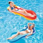 Floating Row Water Bed Inflatable Hammock Lounge Folding Swimming Portable Beach Summer Pool 0214g10