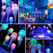 Personalized 2 5m Inflatable Decorating Jellyfish Balloon Led Toys