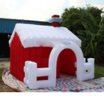 3mx3mx3m 10ftx10ftx10ft Hot Selling Inflatable House Christmas With Fan Blower Toys