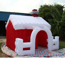 3mx3mx3m 10ftx10ftx10ft Hot Selling Inflatable House Christmas With Fan Blower Toys