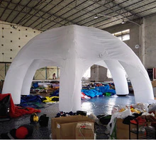 White Inflatable Spider Tent 8m Large Igloo Dome Tents Toy For