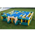 10x10m Funny Game Inflatable Corn Maze Carnival For Tunnel Labyrinth