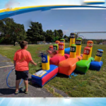 Air Kids Party Rental Inflatable Toss Game For Giant Ring Carnival