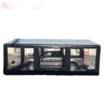 25x15x10ft Inflatable Car Shelter Capsule Showcase Transparent Tent Dust Proof For With Air Pump