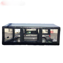 25x15x10ft Inflatable Car Shelter Capsule Showcase Transparent Tent Dust Proof For With Air Pump