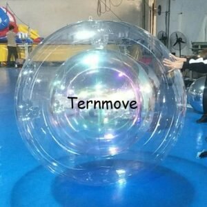 Inflatable Double Layer Mirror Ball Decoration For Xmas Party Year Ornament Reflective Bar Disco Wedding Balloon - 2