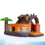 Inflatable Pirate Funcity Giant Bouncer Slide Combo Large Park Kid Bouncy Castle