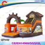 Inflatable Pirate Funcity Giant Bouncer Slide Combo Large Park Kid Bouncy Castle - 2