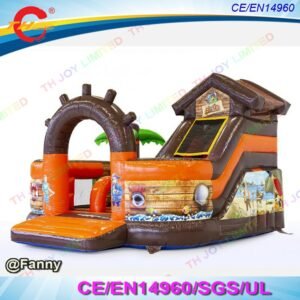 Inflatable Pirate Funcity Giant Bouncer Slide Combo Large Park Kid Bouncy Castle - 2