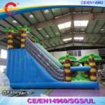 Design 12x8m Inflatable Dinosaur Park Fun City Kids Party Bouncer House Bouncing Castle With Slide - 7