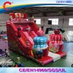 Design 9x5x6m Giant Inflatable Sweet Candy Slide For Kids And Adults Commercial Rental Jumping - 3