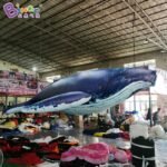 Outdoor Pvc 20ft Giant Inflatable Whale Air Tight Blue Sealed 6m Long Inflatable-toys - 3