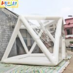 Outdoor Giant Transparent Inflatable Bubble Tent Triangle Tube Cube Stargazing House For Camping Backyard Wedding Event - 5