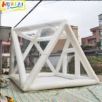 Outdoor Giant Transparent Inflatable Bubble Tent Triangle Tube Cube Stargazing House For Camping Backyard Wedding Event - 6