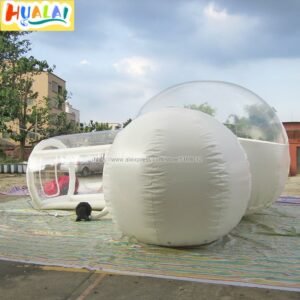 Outdoor Giant Transparent Inflatable Bubble Tent Clear Dome Single Tunnel Camping Cube Stargazing Two - 2