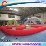 Portable Inflatable Bumper Car Border Go Kart Track For Kids Custom Air To Door - 3