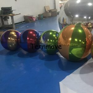 Reflective Giant Inflatable Mirror Ball Balloon Advertise Pvc Home Garden Ornament Decoration