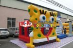 Safety Stability Ad Inflatable Outdoor Pvc Cartoon Trampoline Baby - 2