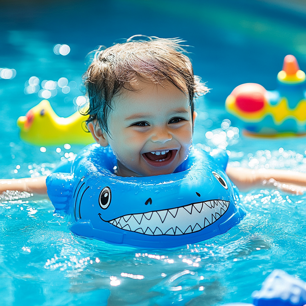 Benefits of Toddler Swim Support with Shark Design Floatation Device``` Benefits of Toddler Swim Support with Shark Design Floatation Device```