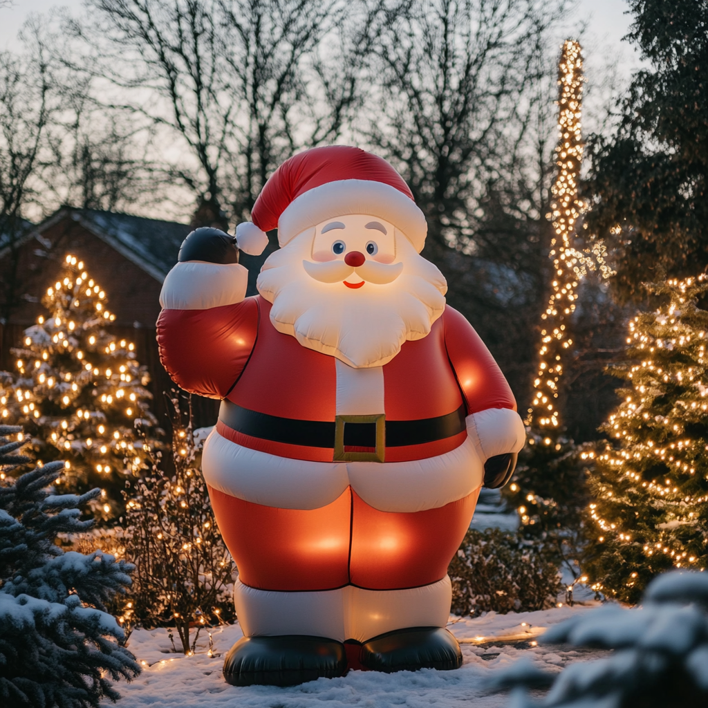 Features of a Waterproof Inflatable Santa Claus for Garden Decoration Features of a Waterproof Inflatable Santa Claus for Garden Decoration