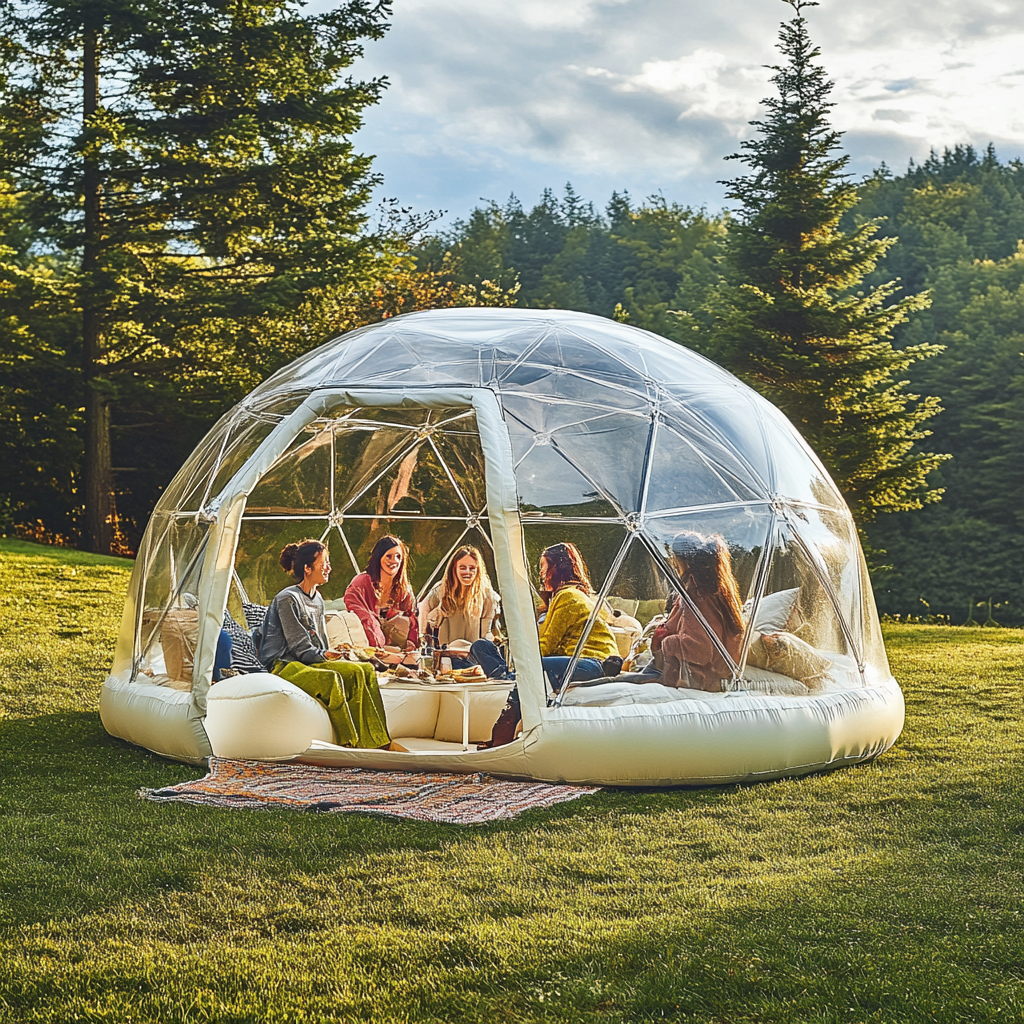 The Convenience of Portable Inflatable Tent Solutions for Nature Gatherings