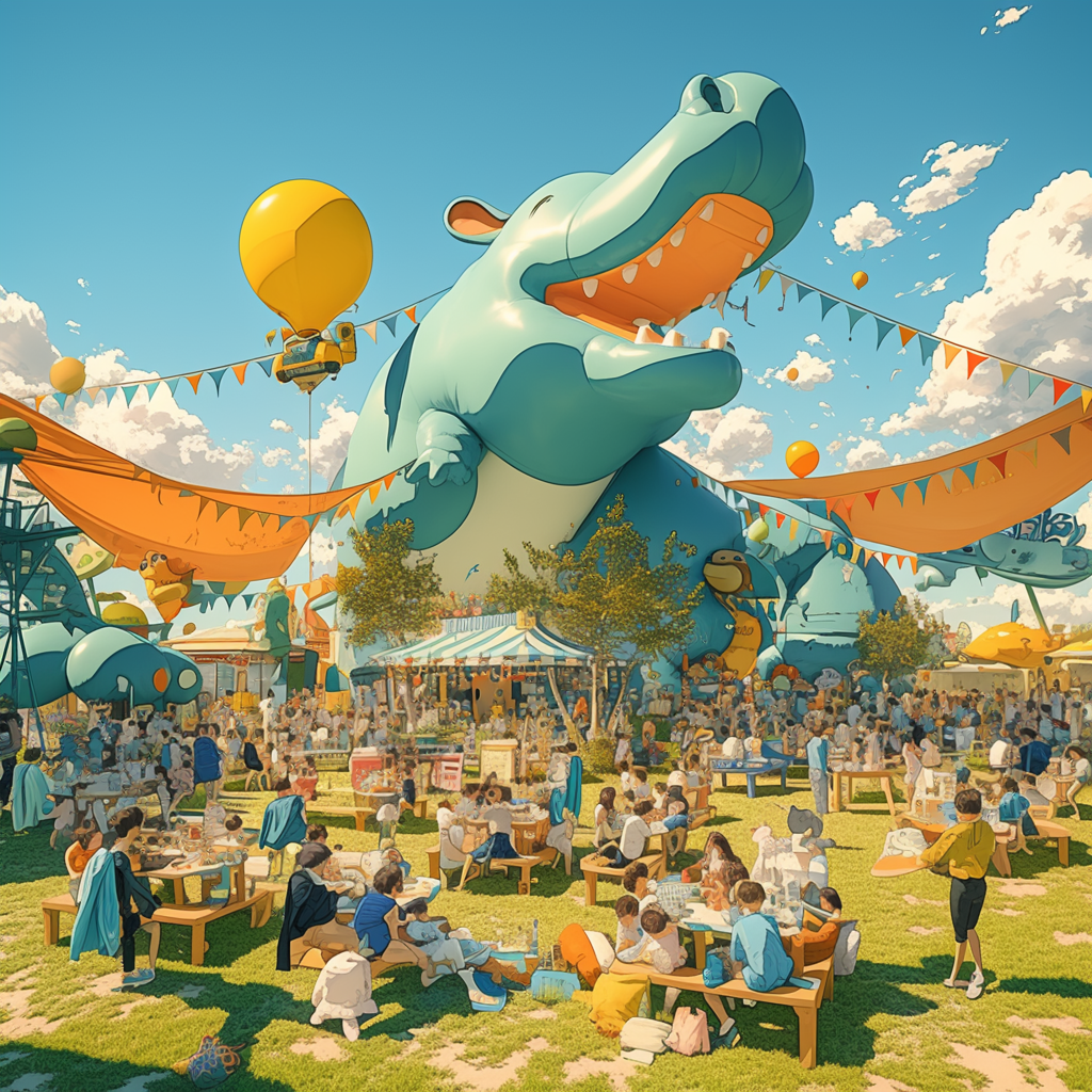 The Ease of Transporting Inflatable Hippo Decorations for Events