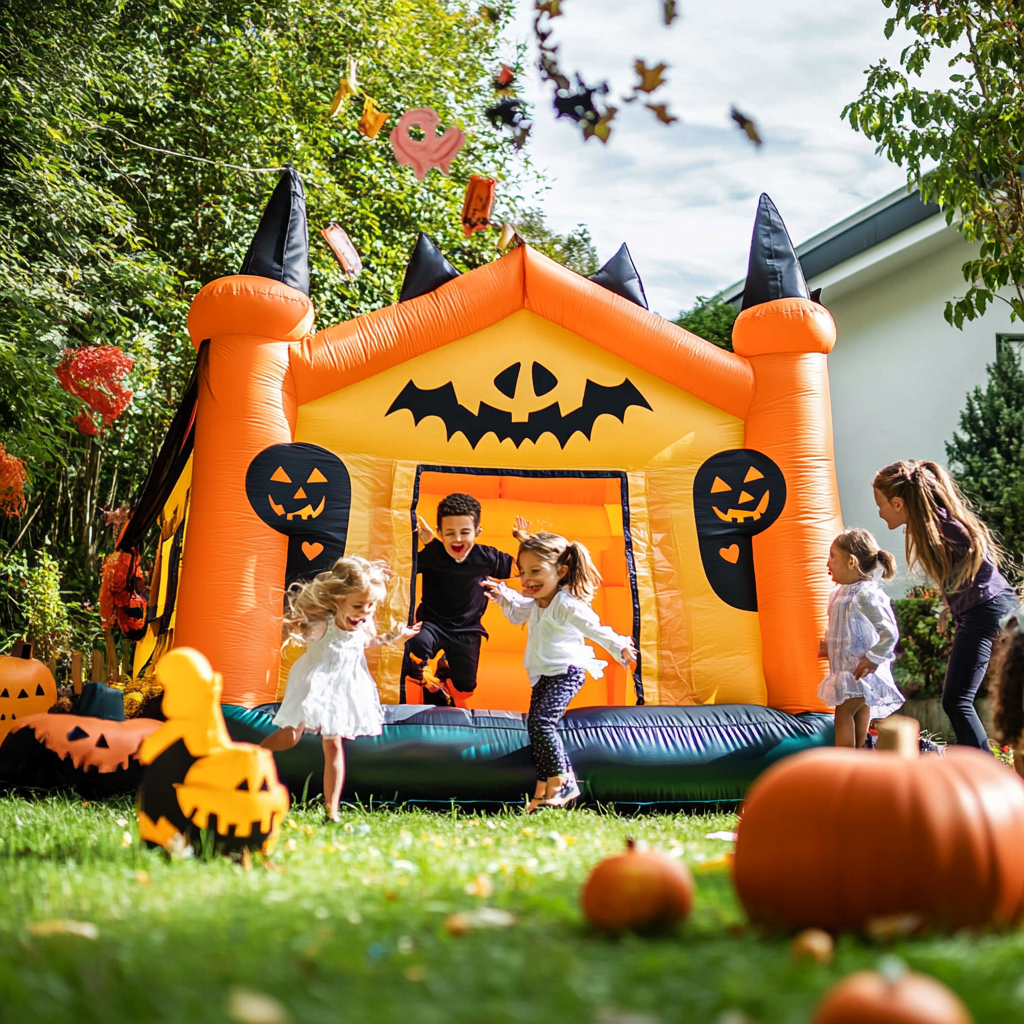 Unique Halloween Inflatable Bouncer for Festive Parties: A Spooky Delight
