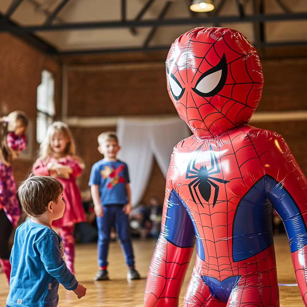 Unique Inflatable Spiderman Decoration for Childrens Parties: Captivate and Delight