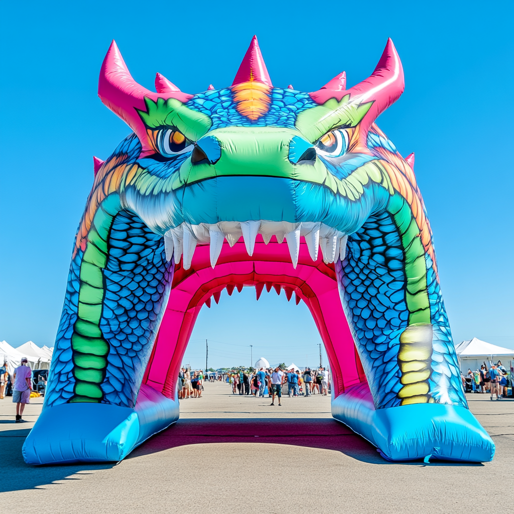 Easy Setup and Reusability of Inflatable Event Tunnels