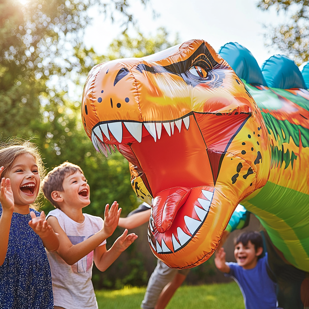 Engaging Adventures Await with a Giant Inflatable Dinosaur Head Toy