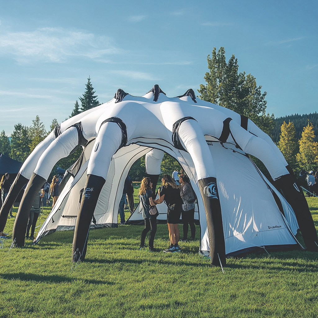 How to Set Up and Dismantle an Inflatable Spider Dome Tent Quickly