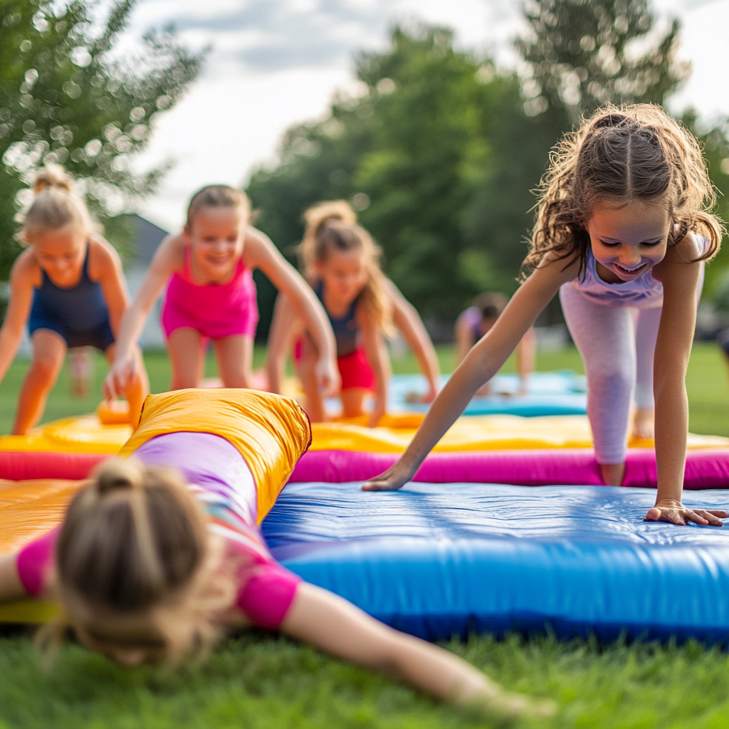 Understanding the Benefits of Using Inflatable Mats for Gymnastics Training  