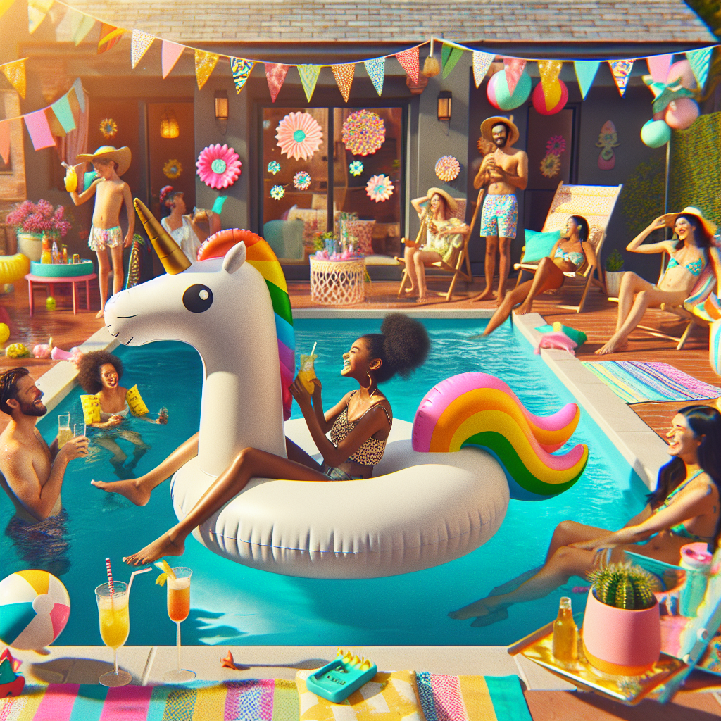 Enhancing Your Summer Gatherings with Top Inflatable Unicorn Pool Accessories  