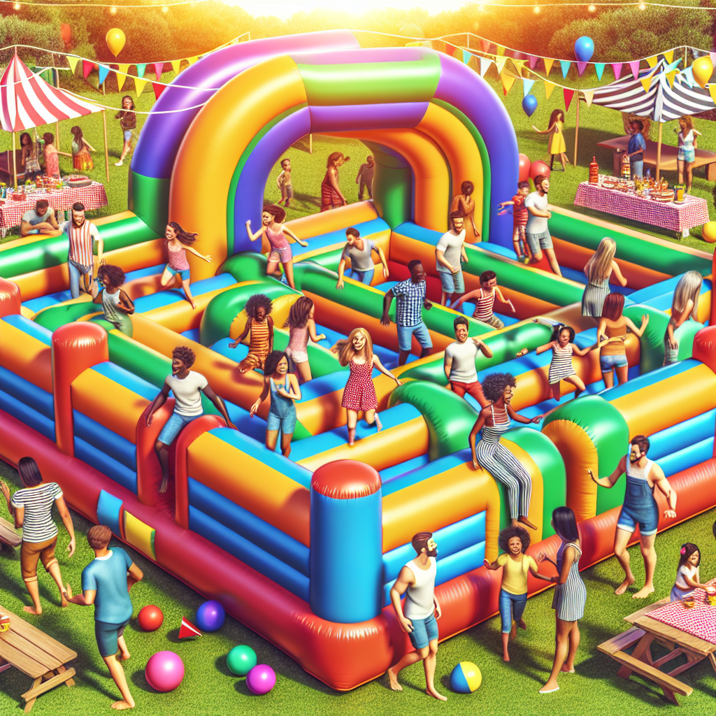 How Fun Inflatable Maze Activities Enhance Outdoor Parties  