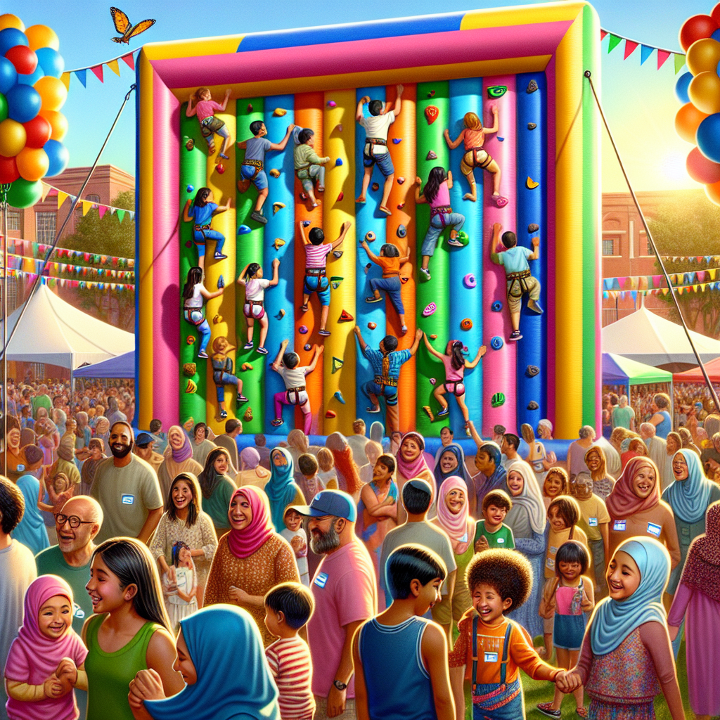 Benefits of Inflatable Climbing Walls for Outdoor Events and Recreation  