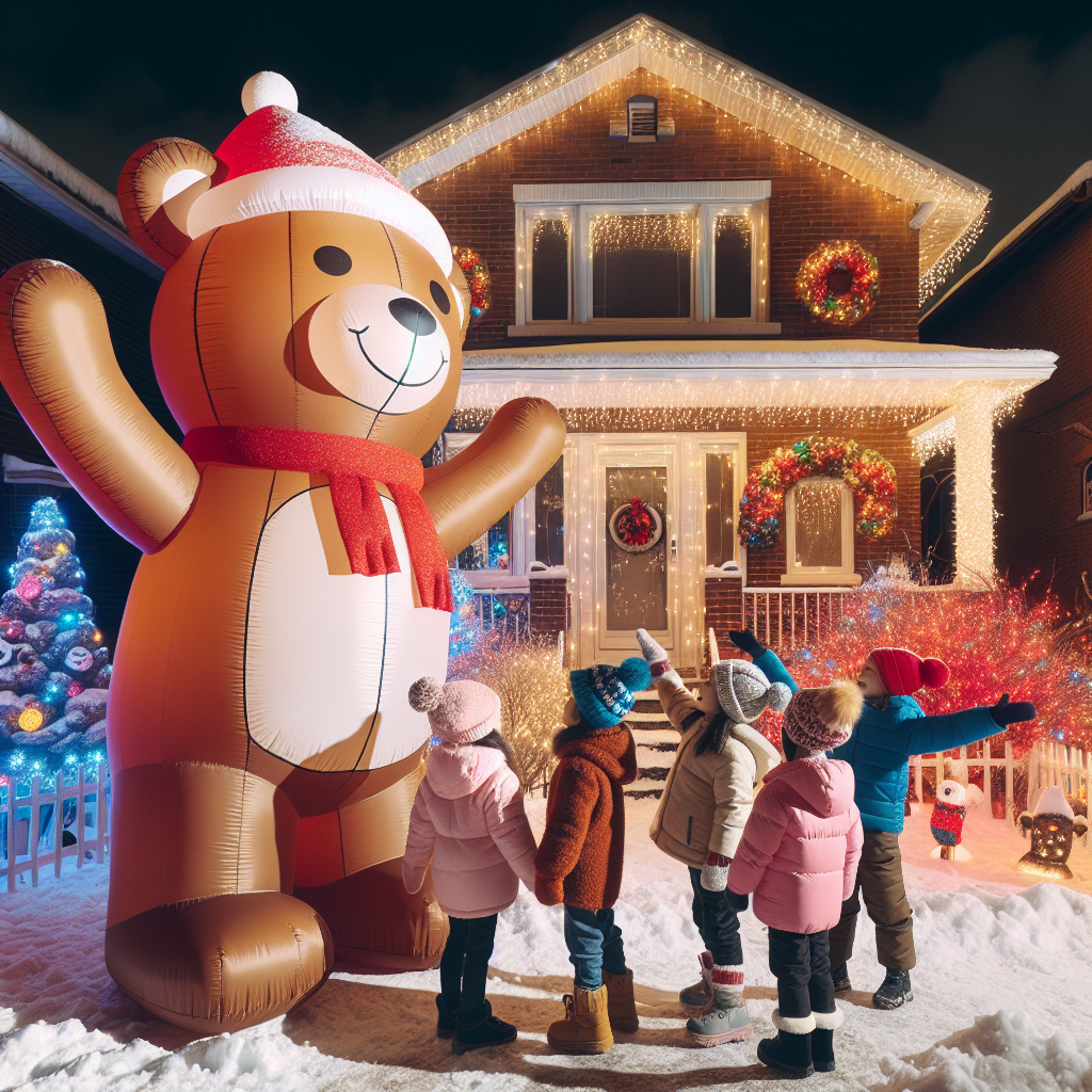 Why A Giant Inflatable Teddy Bear Is The Best Outdoor Christmas Decoration For Families Why A Giant Inflatable Teddy Bear Is The Best Outdoor Christmas Decoration For Families