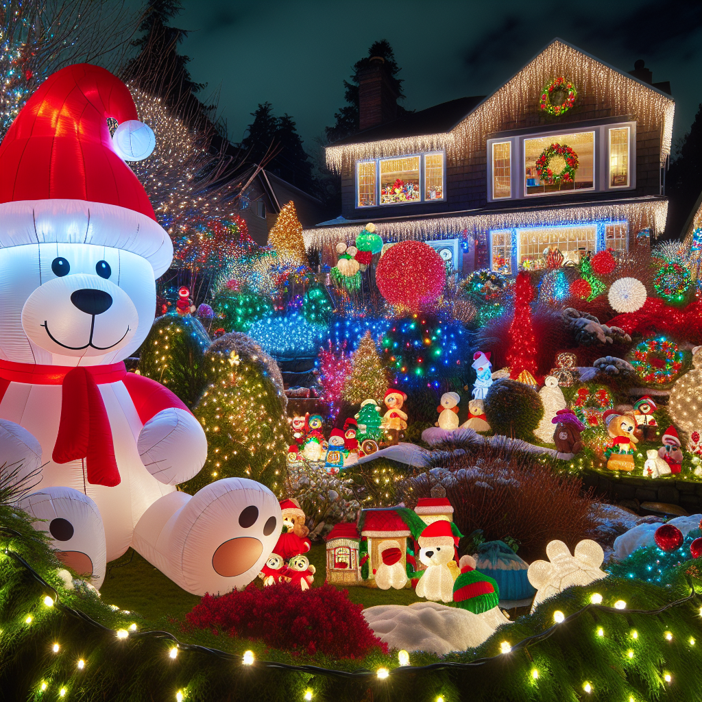 Transform Your Garden with Easy-to-Set-Up Inflatable Holiday Decor  