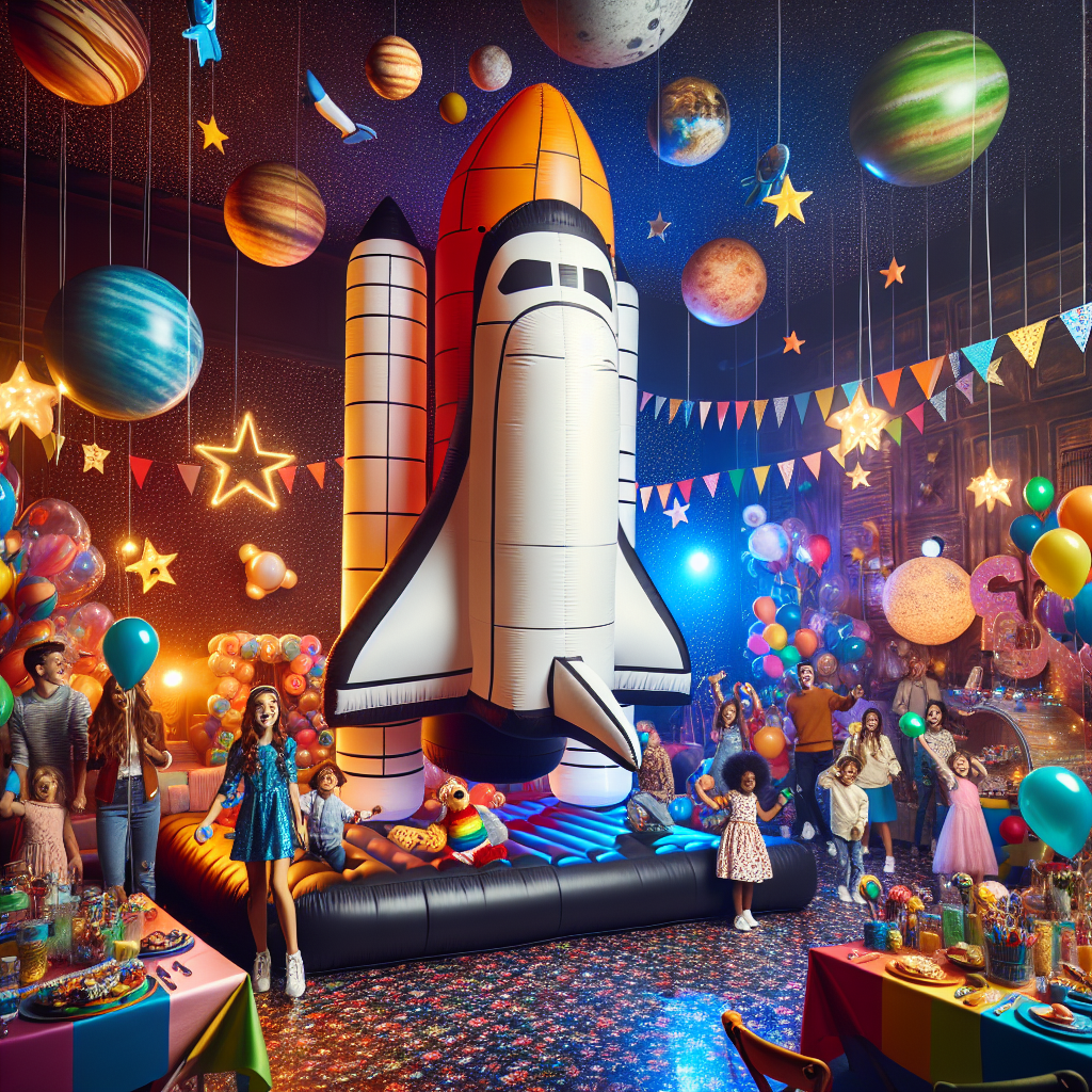 Effortless Party Planning with a Lightweight Inflatable Space Shuttle for Decorations Effortless Party Planning with a Lightweight Inflatable Space Shuttle for Decorations