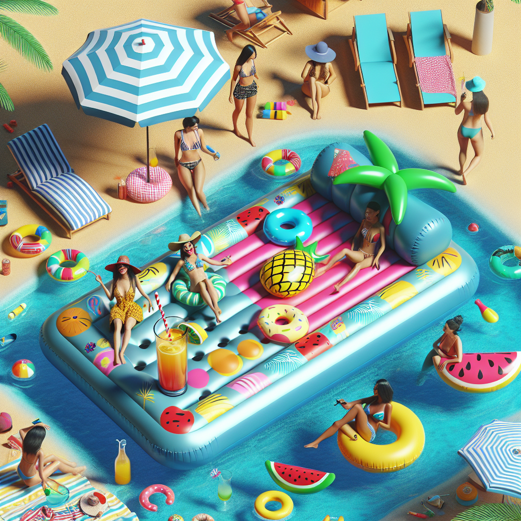 Enhance Your Beach Days with Convenient Pool Floats Featuring Built-in Drink Holders Enhance Your Beach Days with Convenient Pool Floats Featuring Built-in Drink Holders