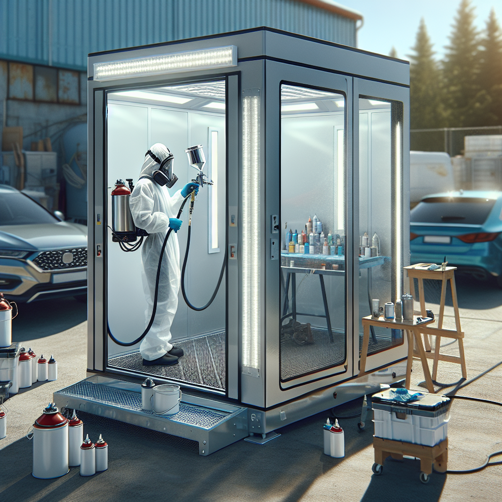 Essential Tips for Achieving a Flawless Paint Job in a Portable Spray Booth  