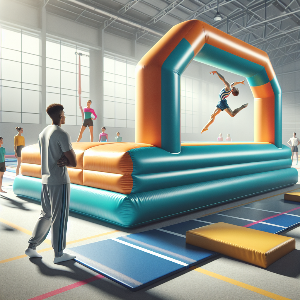 How to Safely Train on an Inflatable Gymnastics Air Track  