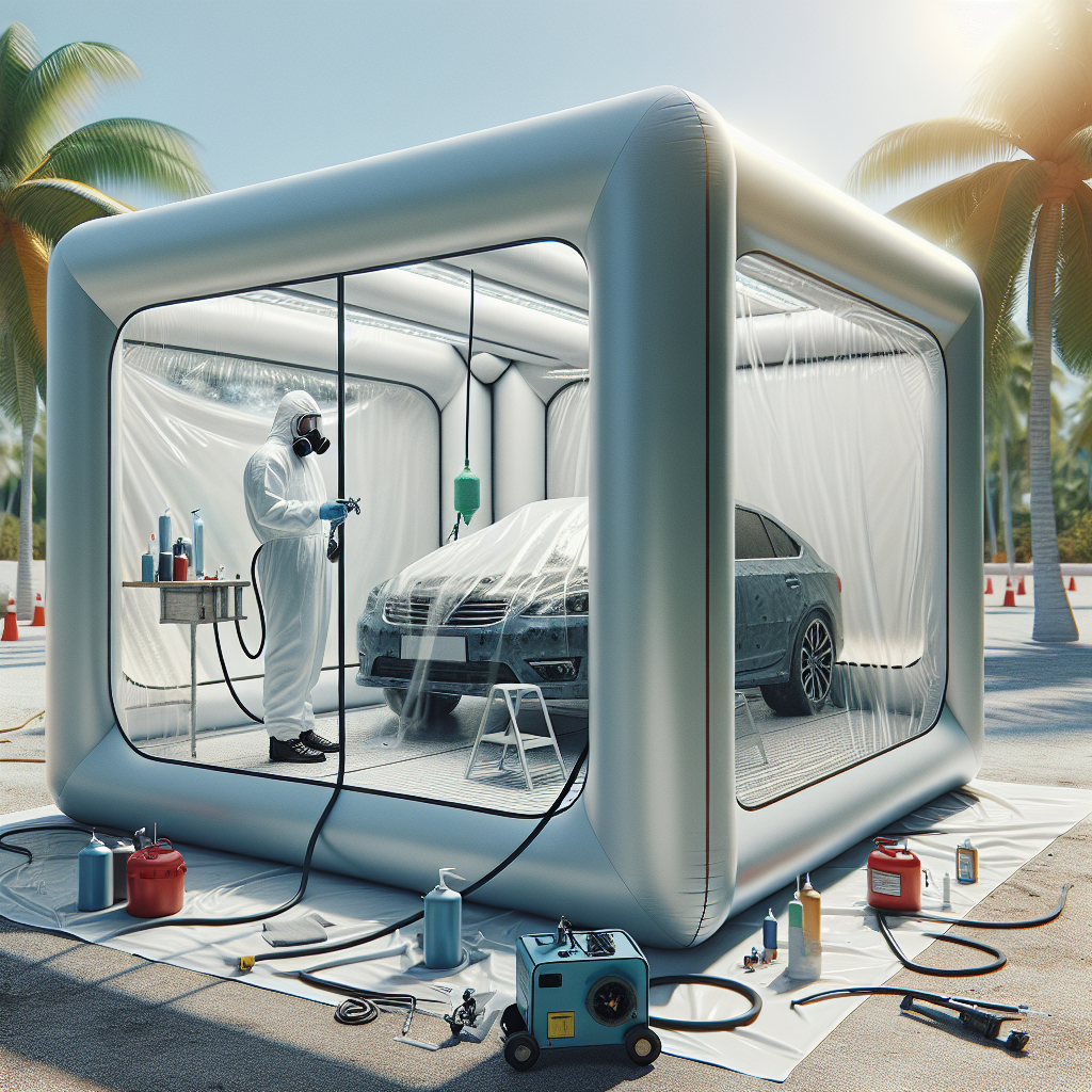 Step-by-Step Guide: How to Set Up and Store a PVC Inflatable Car Paint Booth  