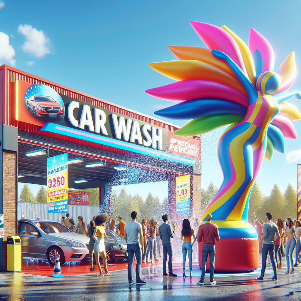 Understanding the Benefits of Using Inflatable Sky Dancers for Car Wash Events  