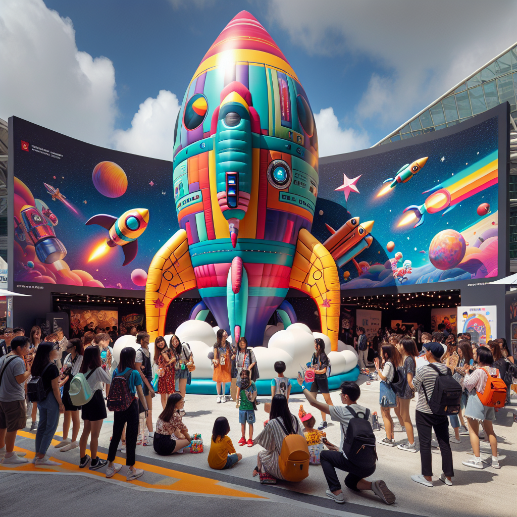 Captivating Your Audience: Unique Inflatable Spaceship Models for Enhanced Brand Visibility  