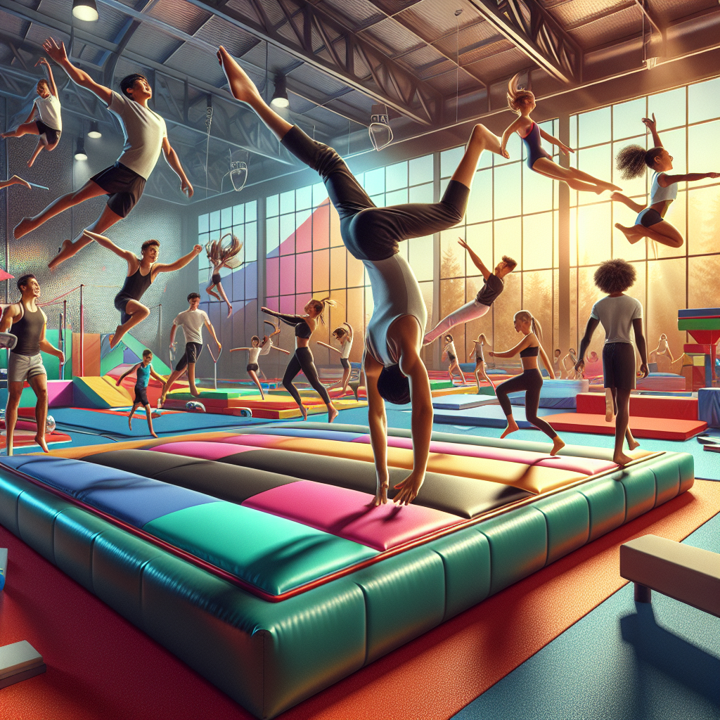 Discover the Benefits of Safe Tumbling Practice with Cushioned Air Track Mats  
