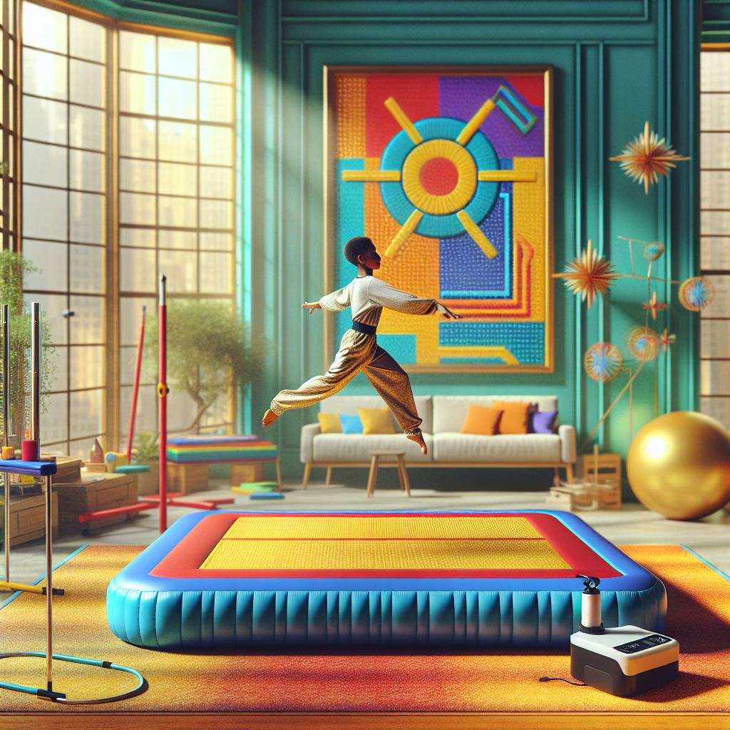 How an Electric Pump Enhances the Convenience of Inflation for Tumbling Mats  