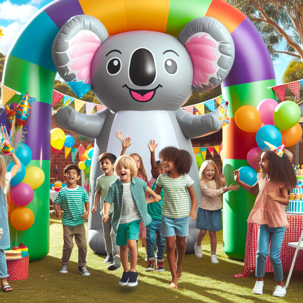 The Benefits of a Vibrant Inflatable Koala Entrance Arch  