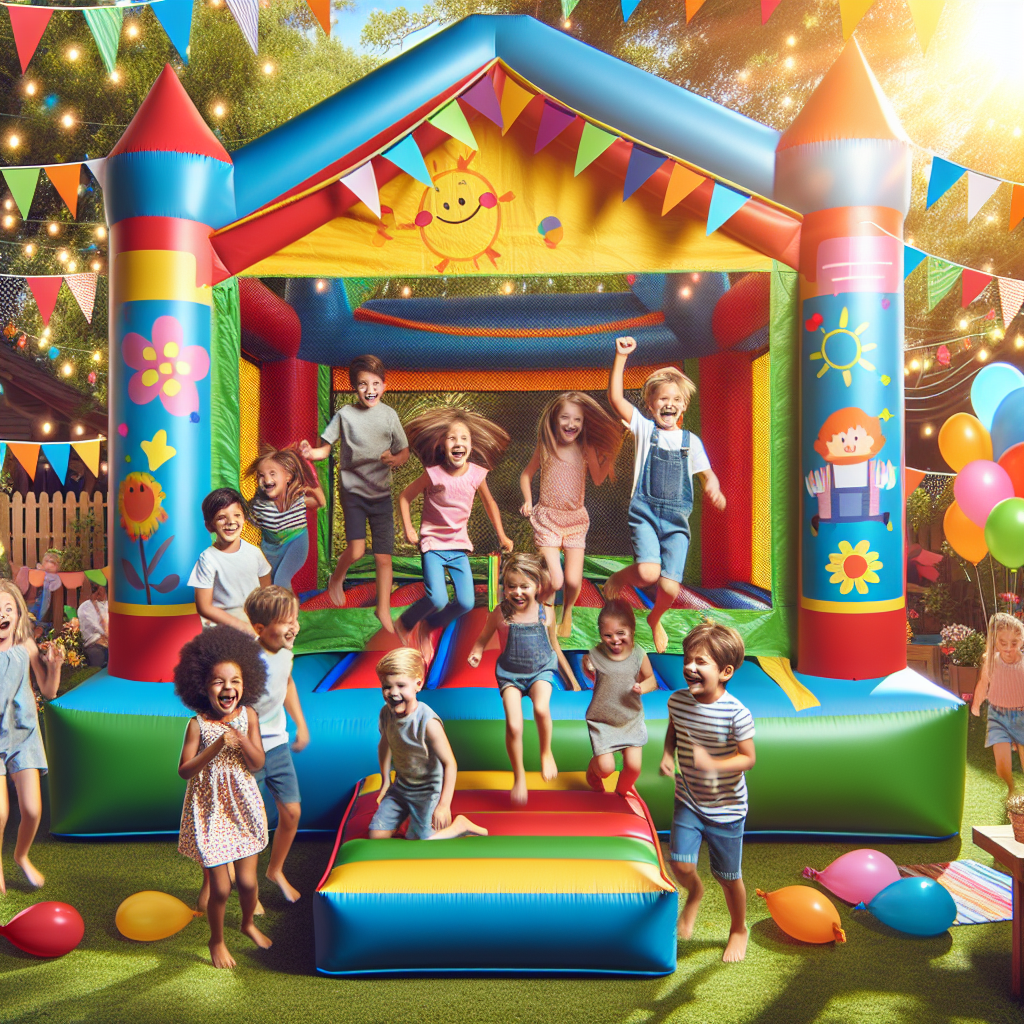 Effortless Fun: How Easy Setup Inflatable Jump Houses with Blowers Enhance Playtime  