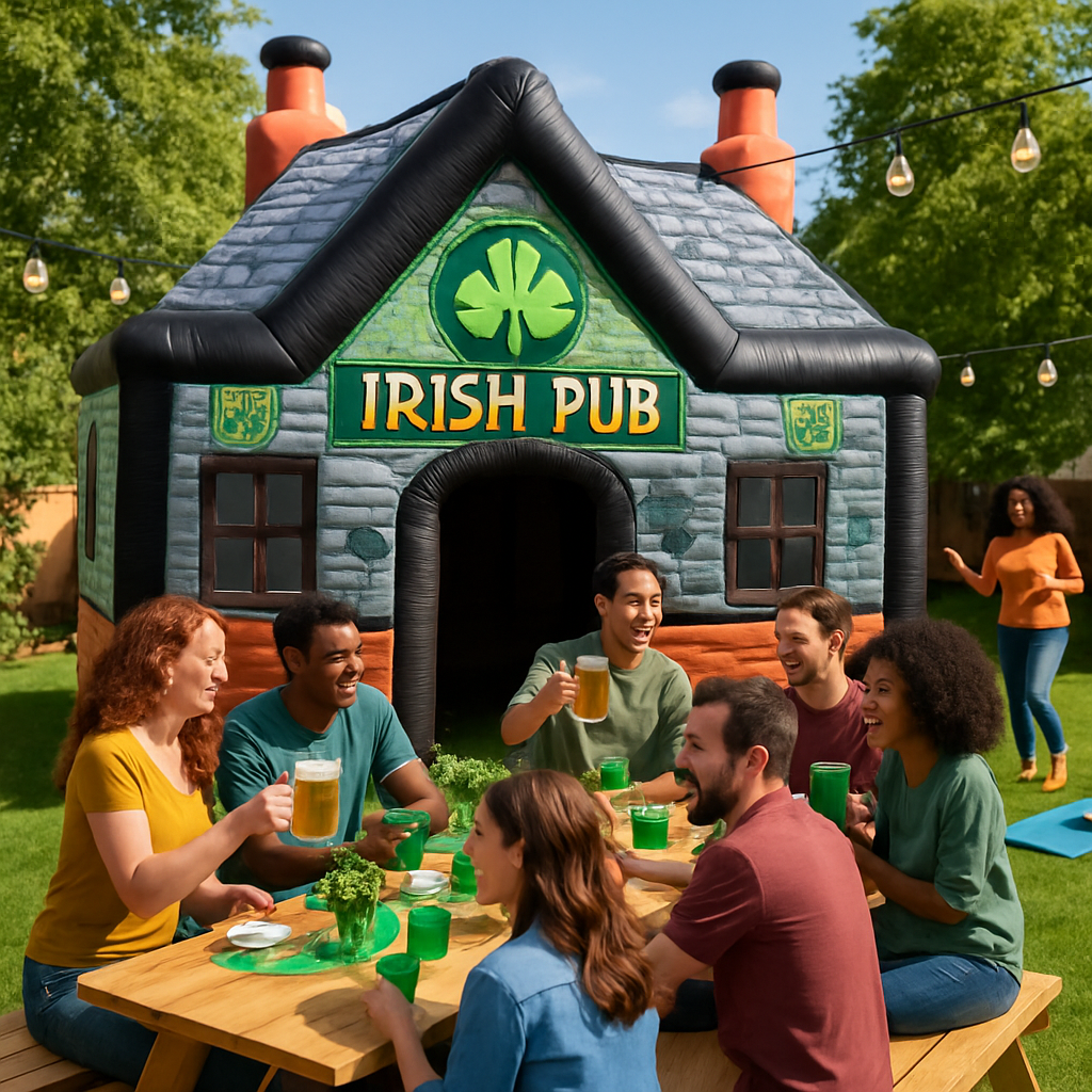 Best Inflatable Irish Pub House for Backyard Parties Best Inflatable Irish Pub House for Backyard Parties